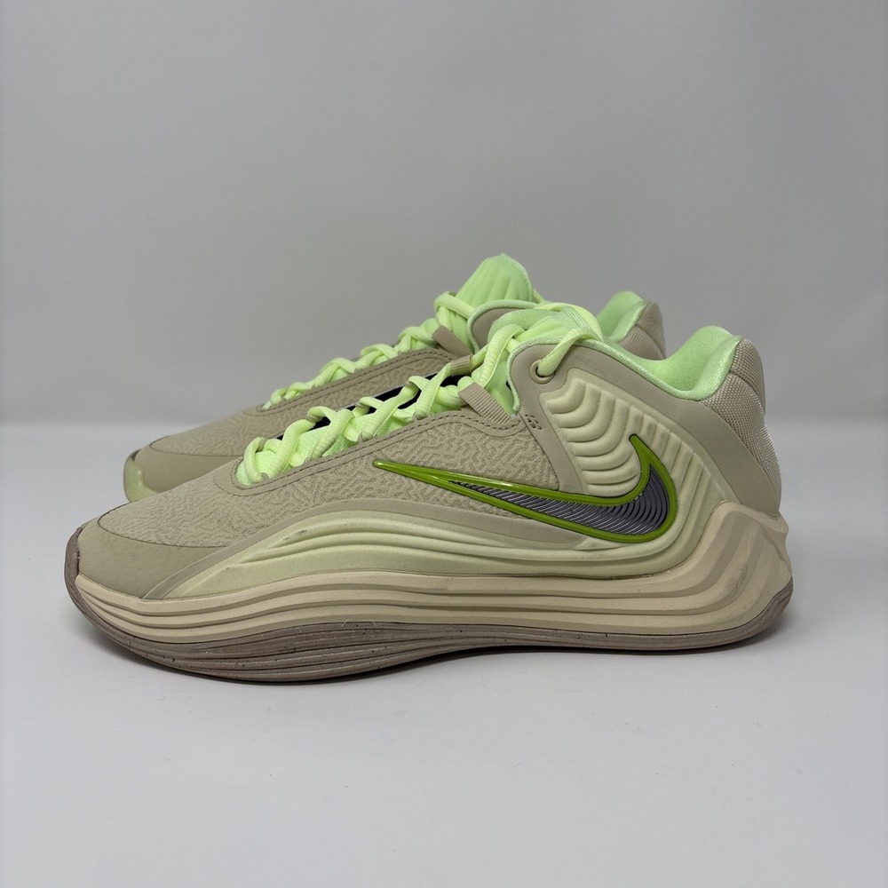 Nike Mens Size 8/9.5W Giannis Freak 7 LE Khaki/Volt Spotlight Basketball Shoes